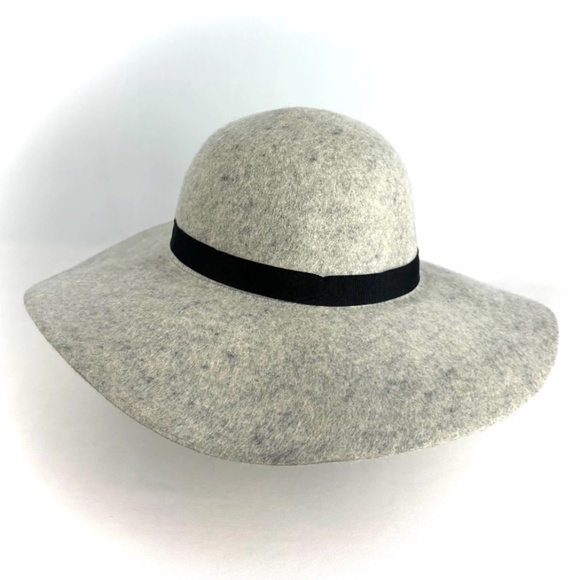 Maison Scotch ‘Scotch & Soda Felted Wool Round Flouncy Hat in Heather Grey - M - Picture 6 of 10